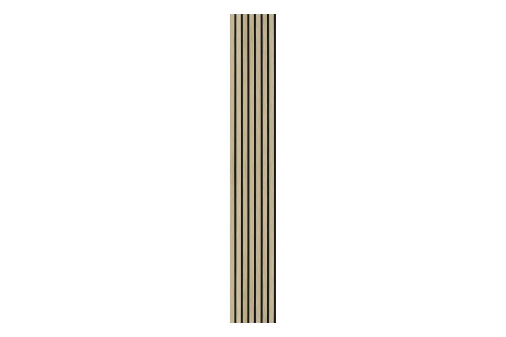 Acous Professional Selbstklebend Ac01Sks FSC Eiche Hellbraun Filz Schwarz 2400 x 305 x 18