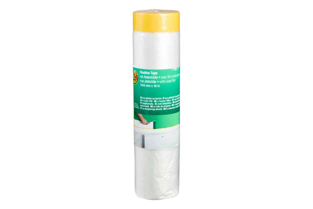 Duck Fineline Tape mit Abdeckfolie | 1400 mm x 18 m