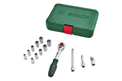 Bosch Home and Garden 1600A02BY0 Ratschen-Set 1/4 (6.3 mm) 1600A02BY0