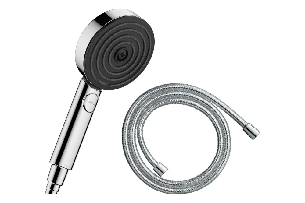 hansgrohe Bundle Handbrause 105 3jet Activation EcoSmart und Comfortflex Brauseschlauch 160 cm