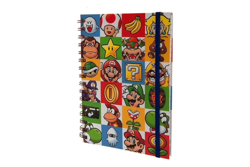 Pyramid - Notizbücher - Super Mario - Colour Block, One Size, Multicolor
