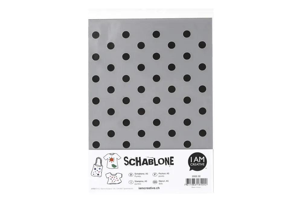 Schablone Punkte, A5