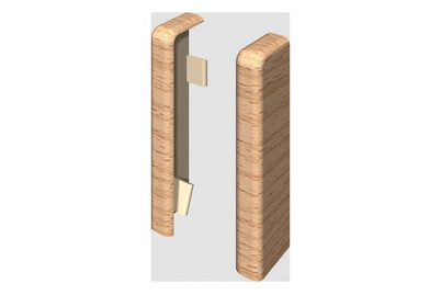 Egger Endstück 6 cm Buche natur | neues kubisches Profil | 2 Stück (links und rechts)