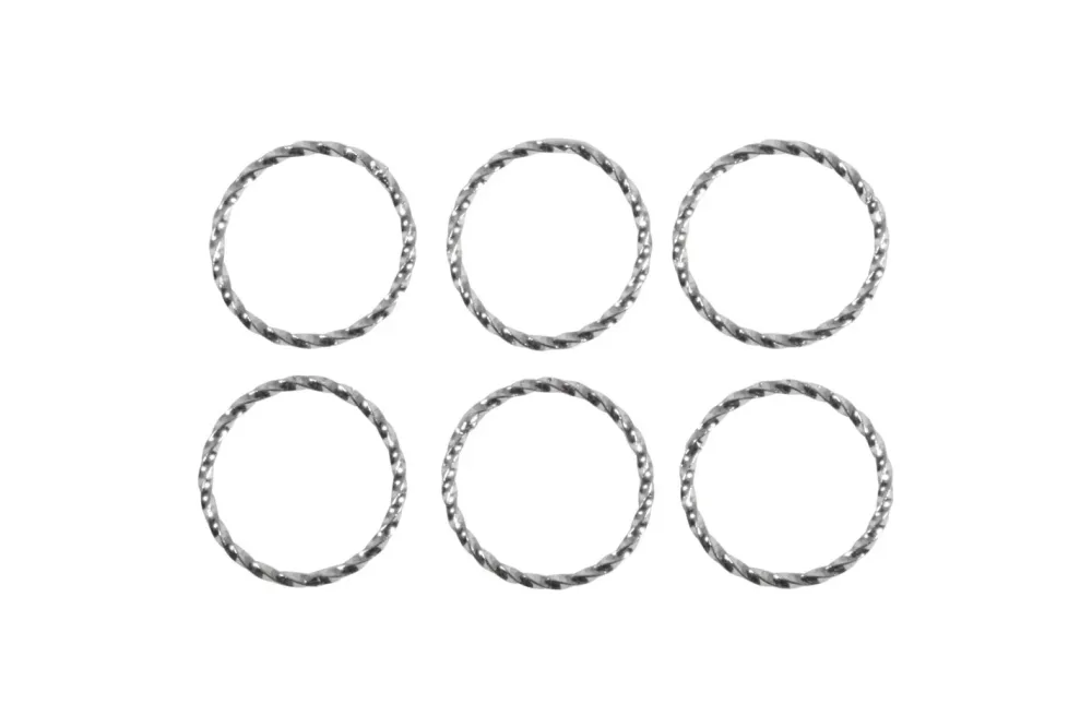 Metall Ring gedreht 20mm, SB-Btl. 6Stück