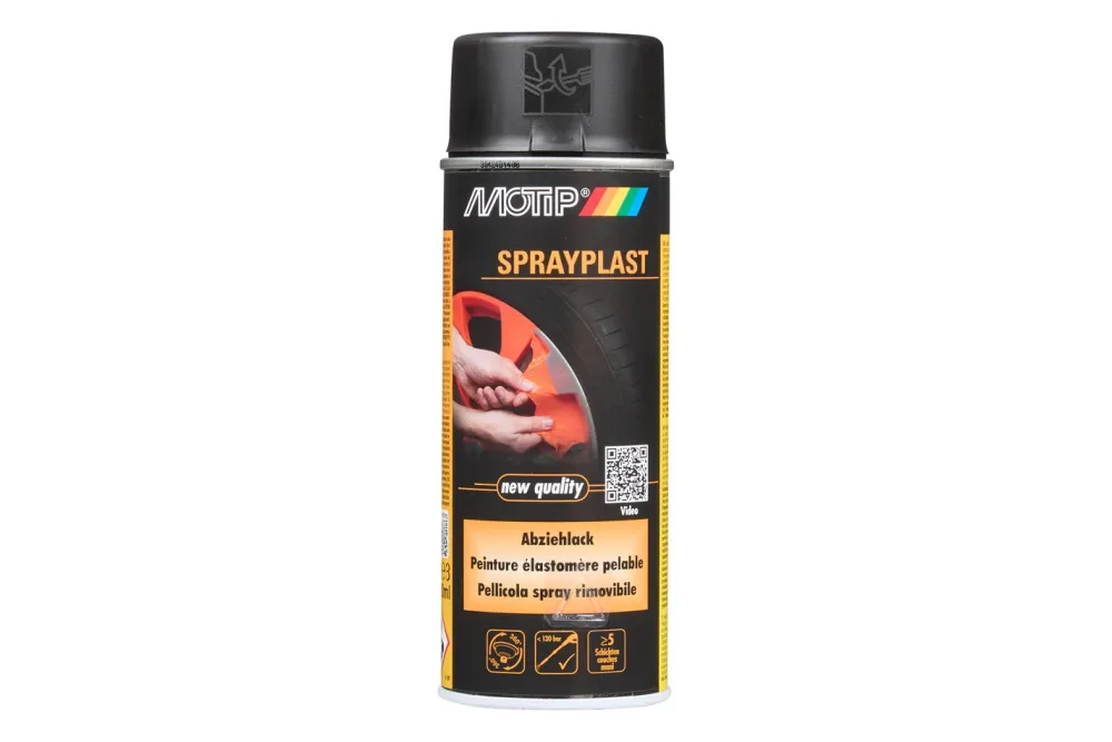 Motip Sprayplast Schwarz Matt 400ml
