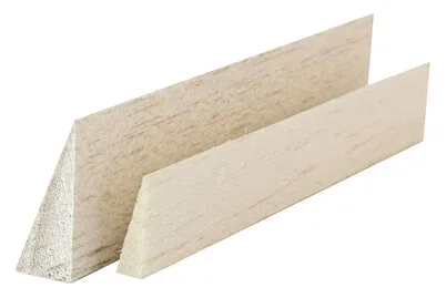Endleiste asymmetrisch Balsa 3x10mm 1m