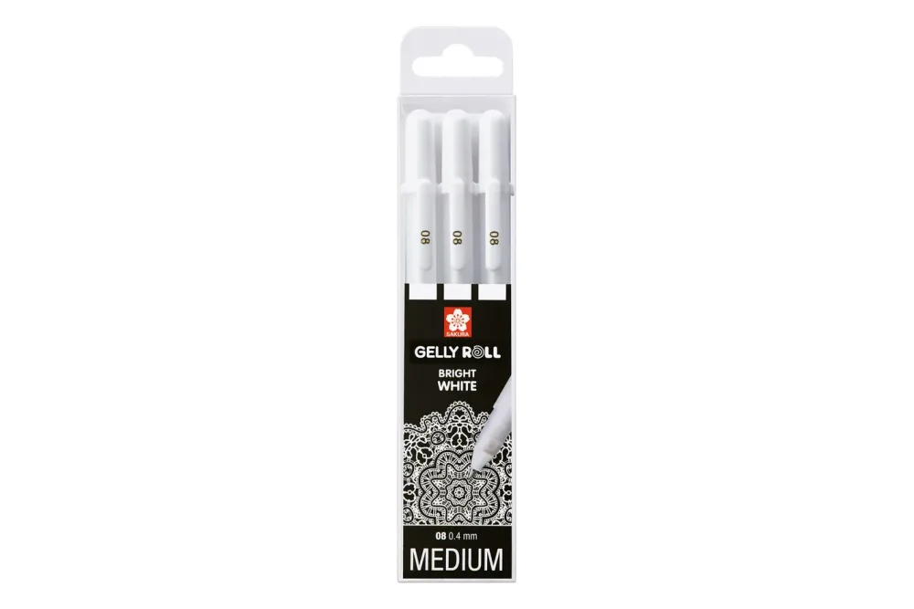 SAKURA Gelly Roll 0.4mm POXPGBWH3 White 3 St&uuml;ck