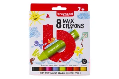 BRUYNZEEL Wachsmalstifte Kids 60131008 8 Farben