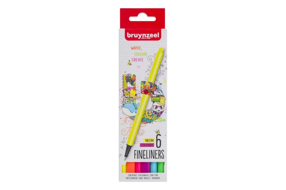 Bruynzeel Fineliner Neon 6
