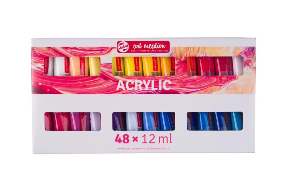 Talens Acrylfarbe Set 48X12 ml