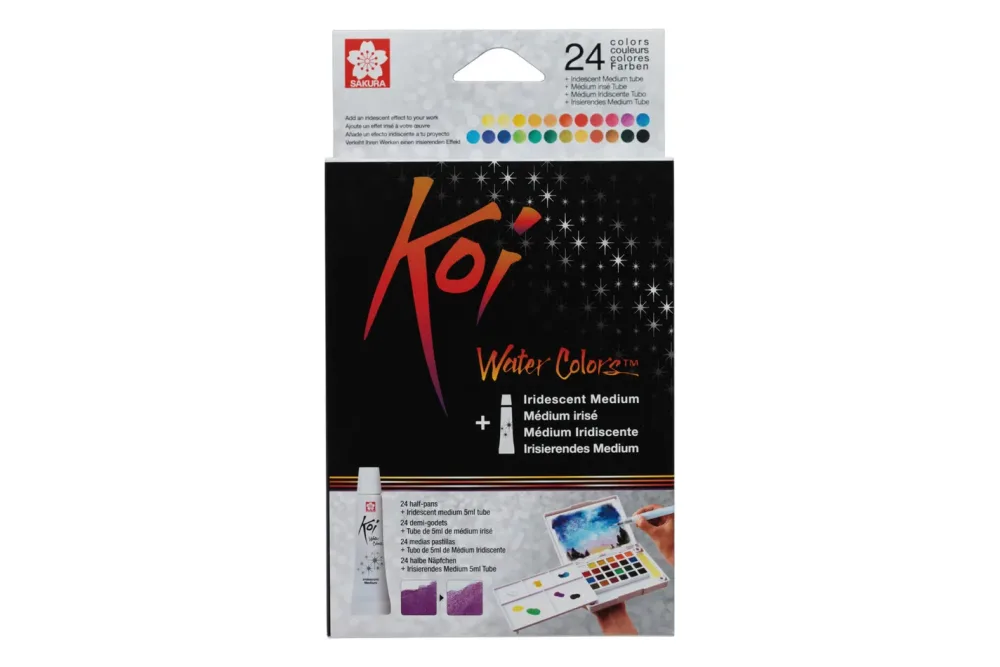 Koi Water Color Iridescent box 24