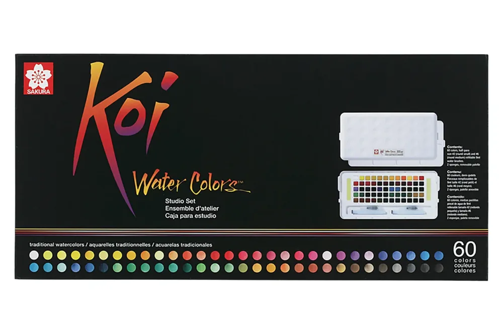 Koi Water Color Studio Set 60