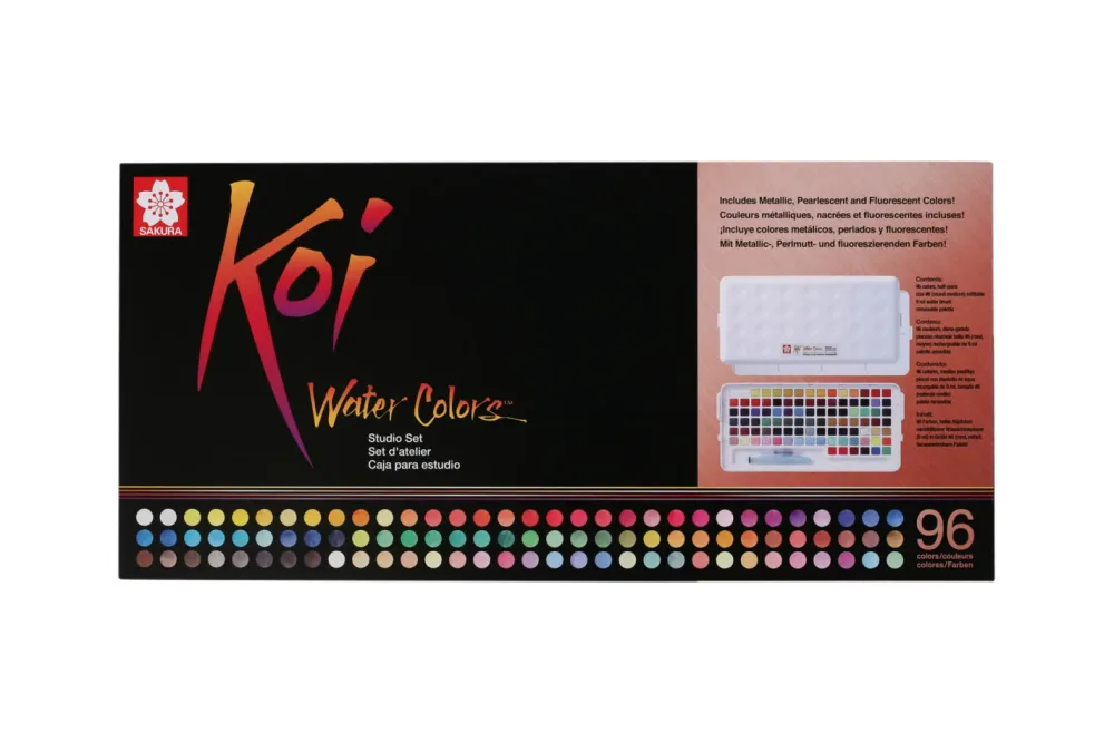 Koi Water Color Studio Set 96