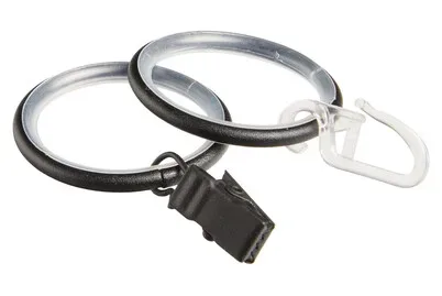 Gardinenringe Industrial Ø25mm Schwarz