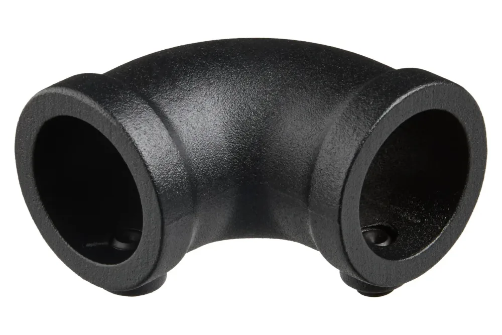 Eckstück Industrial Home Ø25mm Schwarz