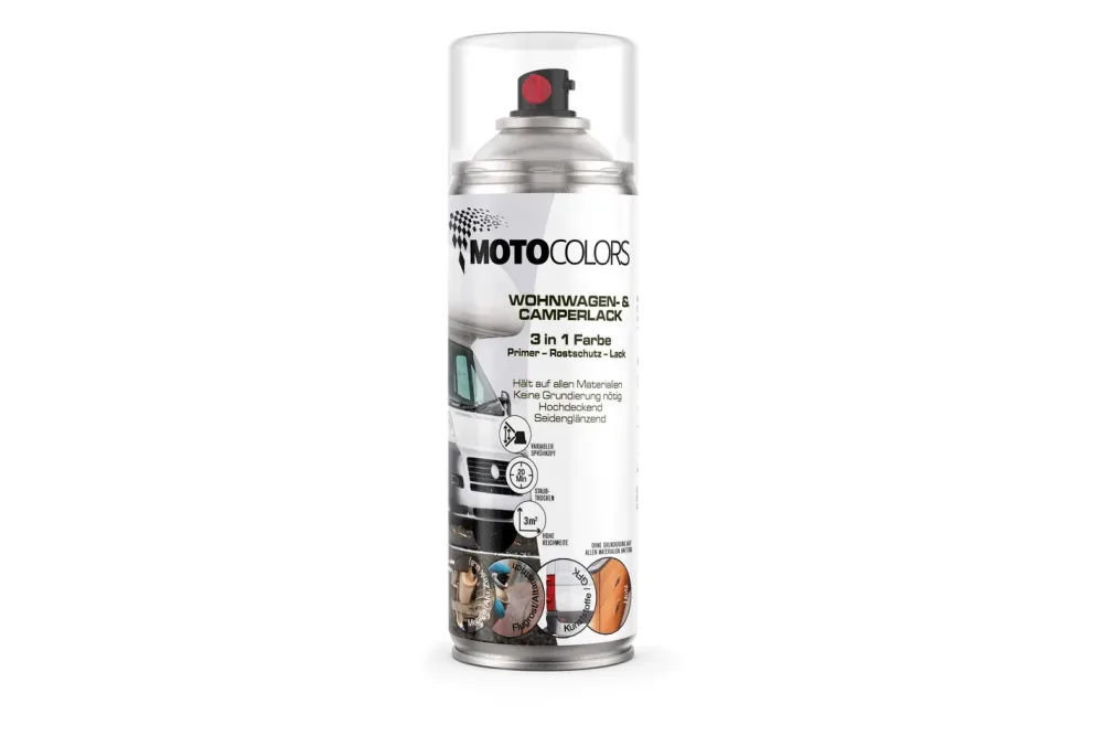 Car-Rep Motocolors Camper All-in-One Schwarz glanz 250ml