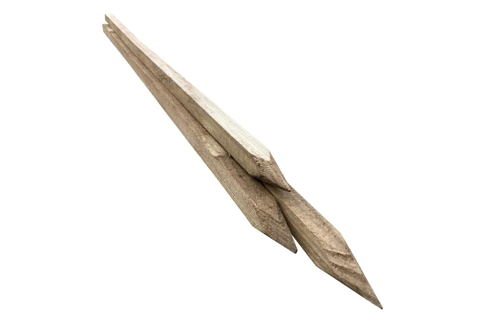Viereckpfahl gespitzt KDI braun | 150x2.3x2.3 cm