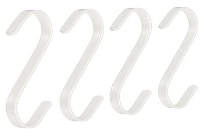 Hettich S-Haken Classic Flach | Stahl | Weiss | 75 mm