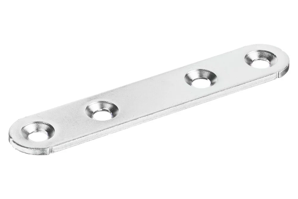 Hettich Verbindungsblech | Metall | Edelstahl | 80 mm