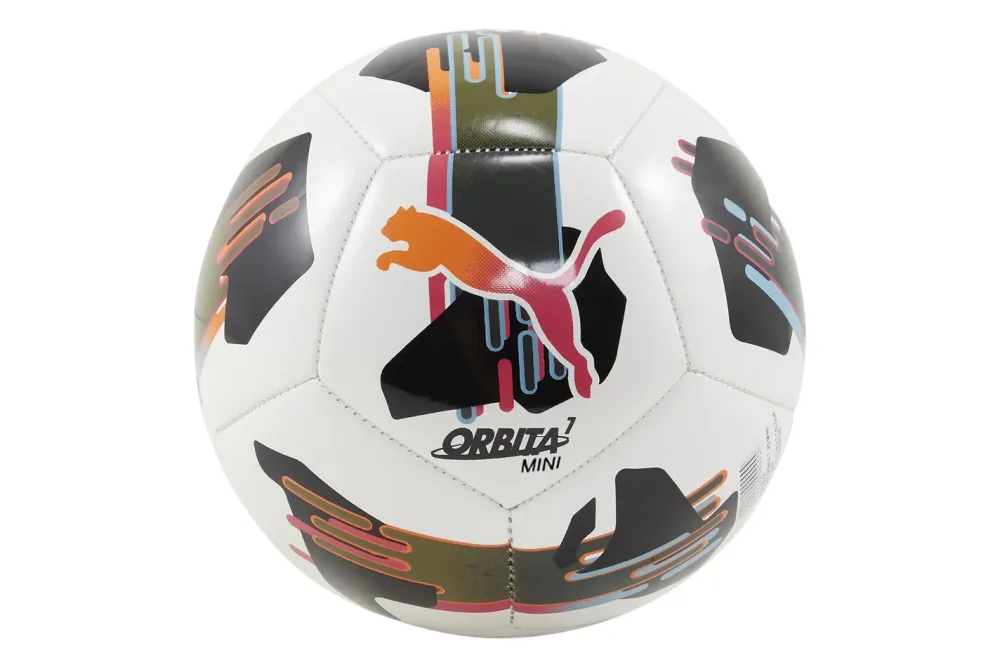 Puma Orbita 7 MS Mini Fußball, weiss