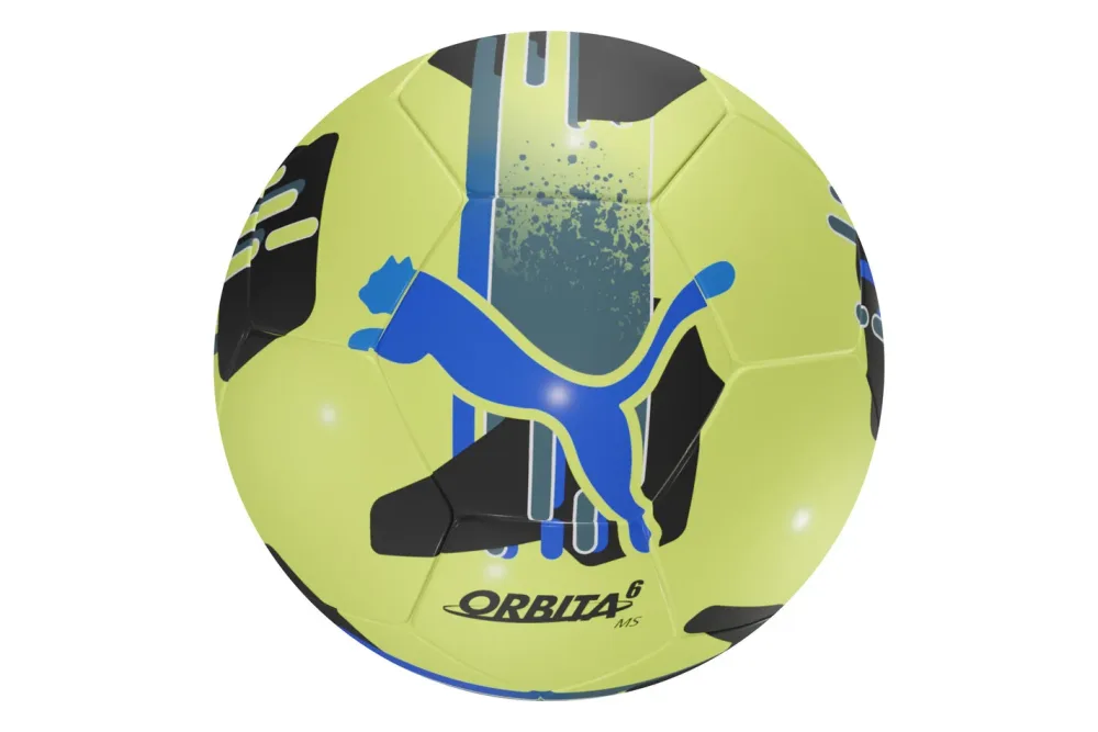 Puma Orbita 6 MS Fussball, Gr. 5, Weiss