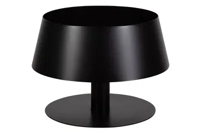 Feuerstelle und Pflanzgefäss Lampada bassa. 2in1. schwarz
