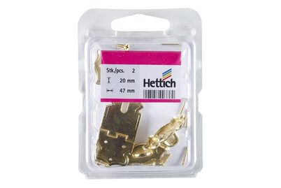 Hettich Schatullenüberfalle vermessingt