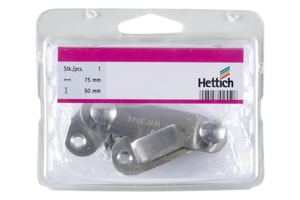Hettich Überwurfriegel Edelstahl