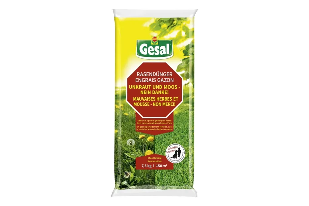 Gesal Rasendünger Unkraut&Moos-Nein danke 7.5Kg