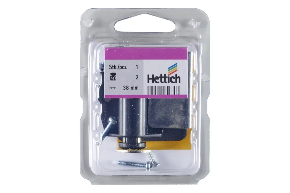 Hettich Magnetschnäpper Druckmagnetschnäpper 89370 | Kunststoff, Stahl | Schwarz | 44 mm