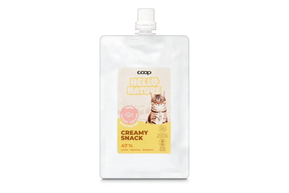 Hello Nature Cat Snack Creamy Lachs