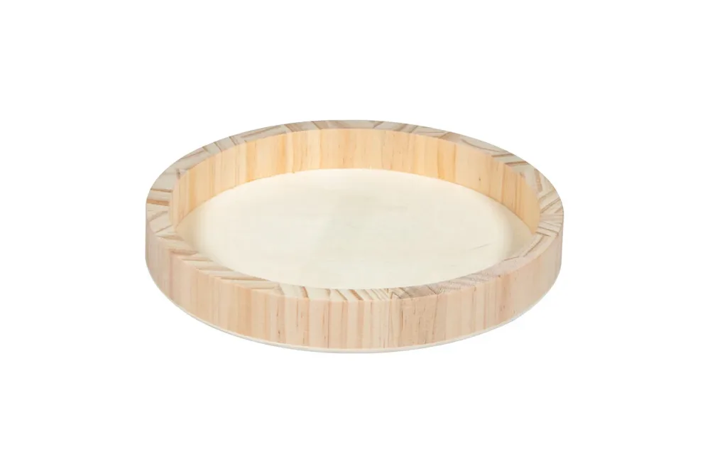Holz Tablett, FSC 100%, 20cm ø