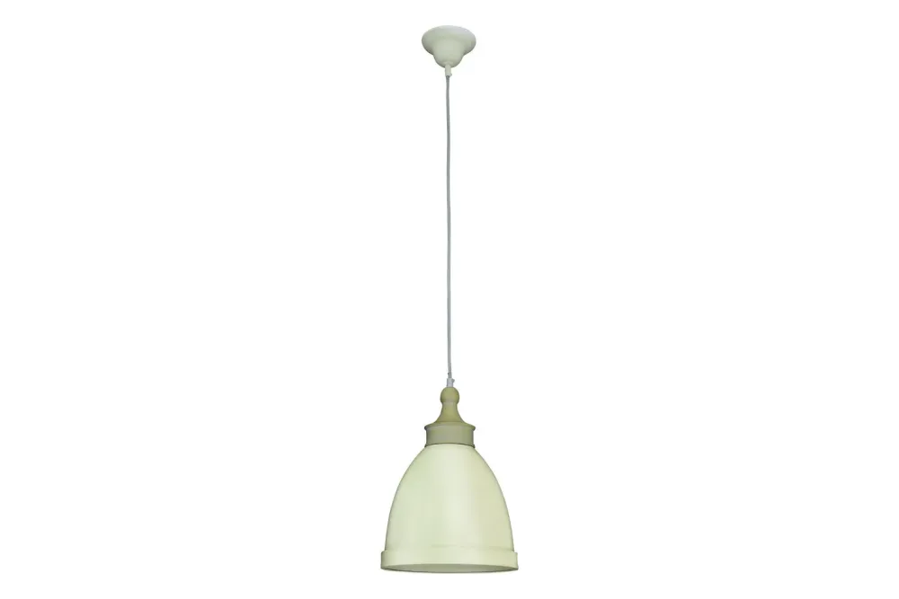Metallpendelleuchte mit Holzoptikaufsatz