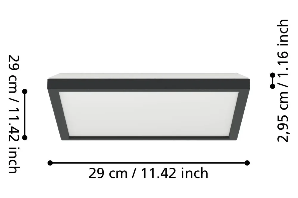 Led-Rgb/Cct-Dl 290X290 SW 'Rovito-Z'