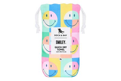 Dock&Bay Badetuch Calm XL Smiley