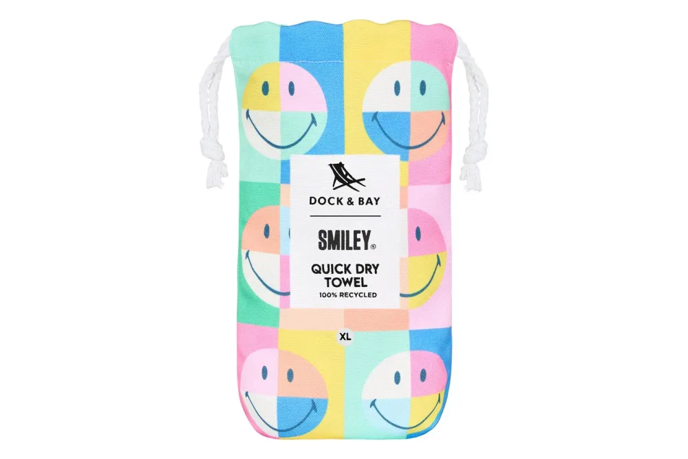 Dock&Bay Badetuch Calm XL Smiley