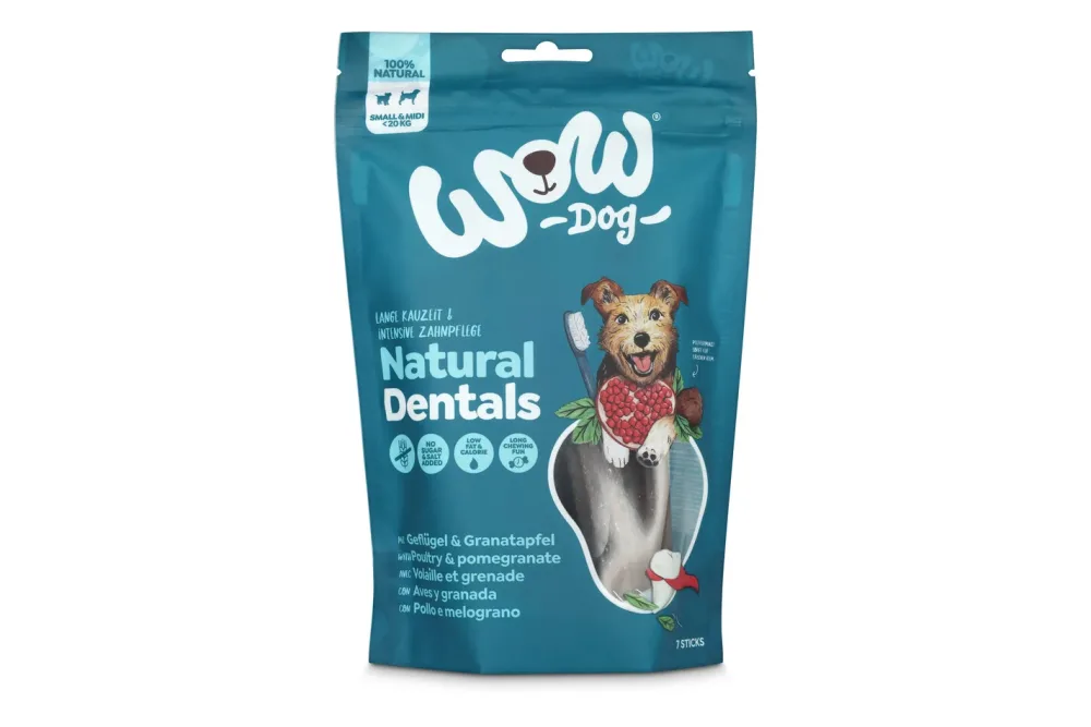 Wow Dog Natural Dentals Geflügel Midi
