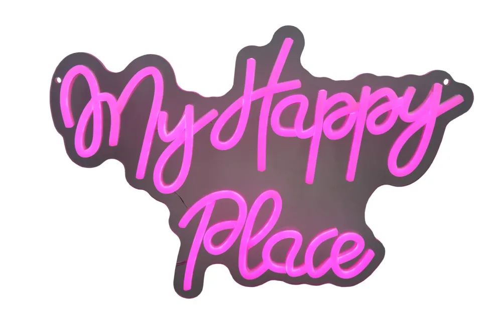 Neon Light My Happy Place
