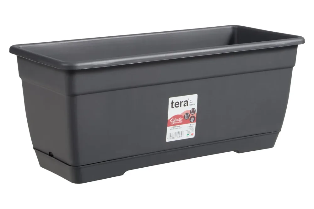 Balkonkiste Birka | Anthrazit | 40x17xH16CM
