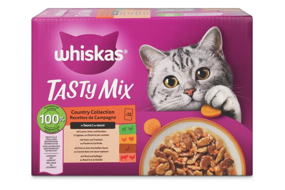 Whiskas Tasty Mix Country Collection 12x85g