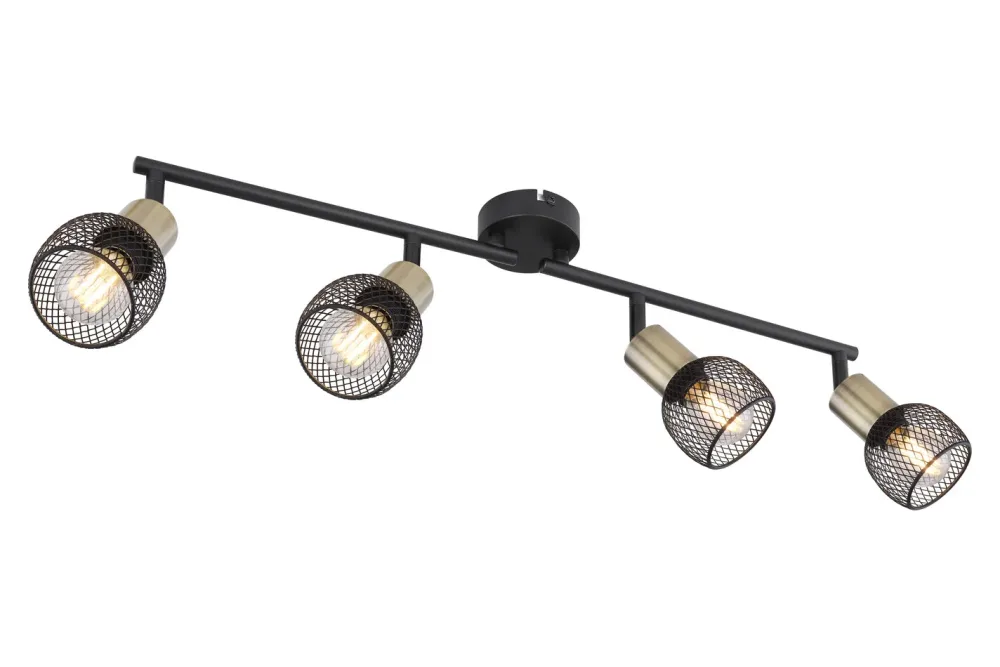 Strahler Fiastra 4er schwarz