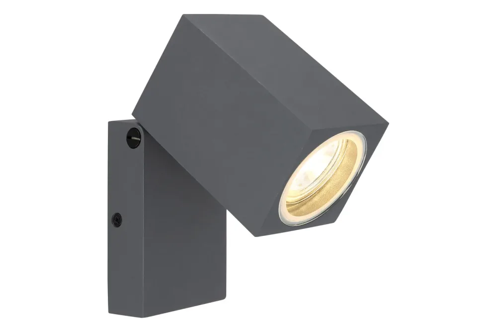 mutoni - Aussenleuchte Veronika Aluminium Druckguss anthrazit 1xGU10, One Size, Multicolor