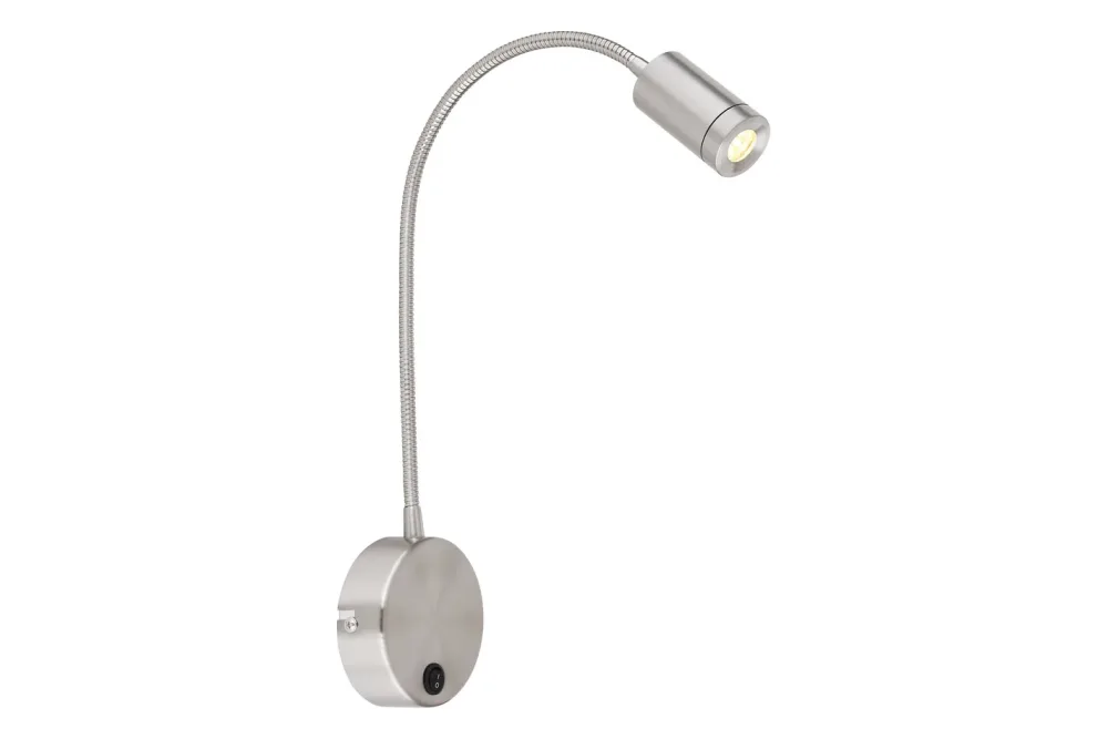 Wandleuchte Milly Nickel