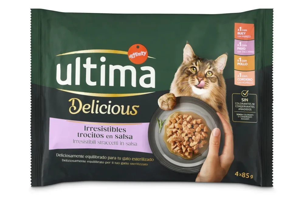 Sparpaket Ultima Delicious Adult Sterilized 96 x 85 g - Fleischauswahl