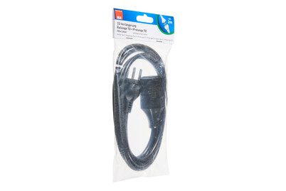 Max Hauri AG 129021 Strom Verlängerungskabel Schwarz 2 m