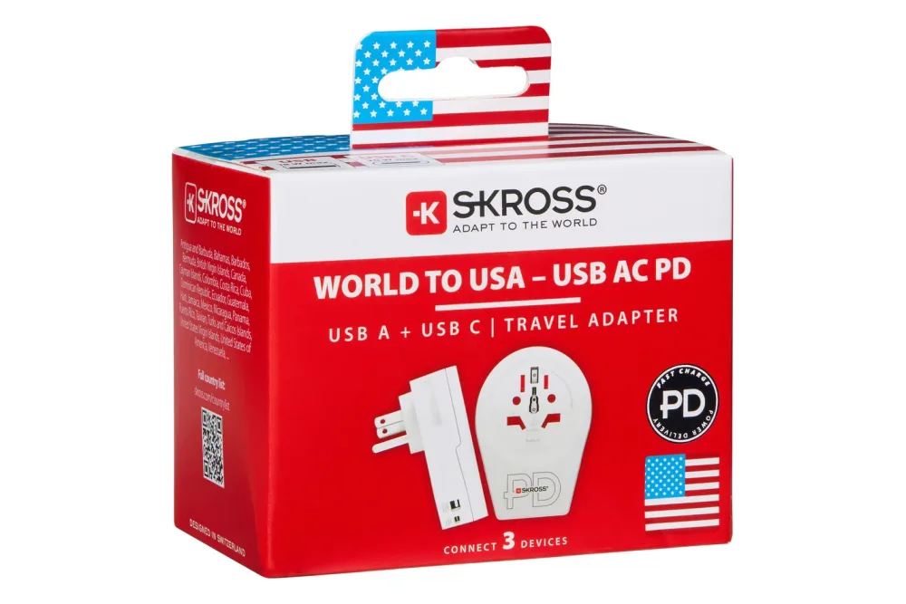 Skross World to USA USB C20Pd