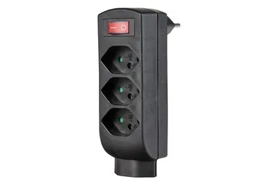 Schönenberger Abzweigstecker 4xT13 mit Schalter
