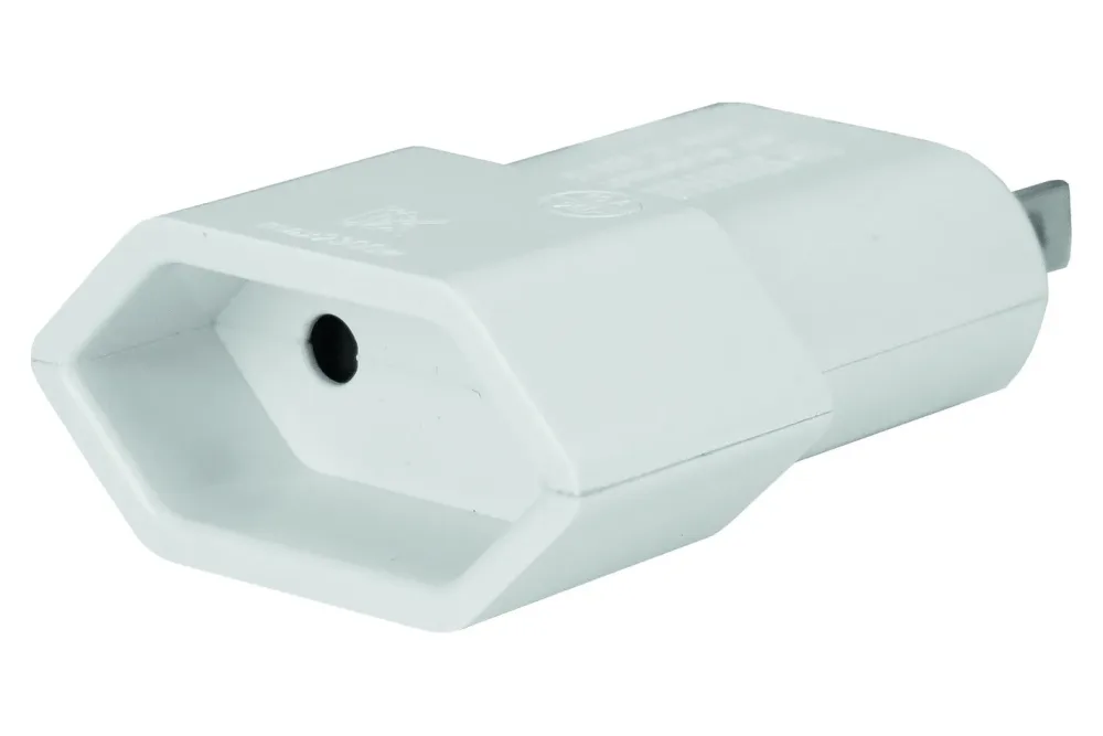 Steffen Reiseadapter Typ 11 - USA 2-polig max. 10A weiss