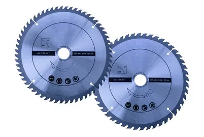 Scheppach Kreissägeblatt - Set | 254x30x2.8mm | 2 Stück