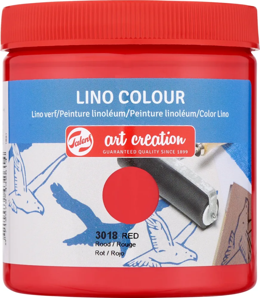 TALENS Linoldruckfarbe 250ml 443630180 rot 3018